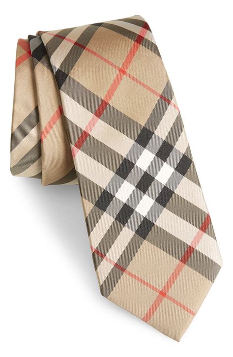 burberry krawatte manston|Burberry Men's Manston Check Silk Tie .